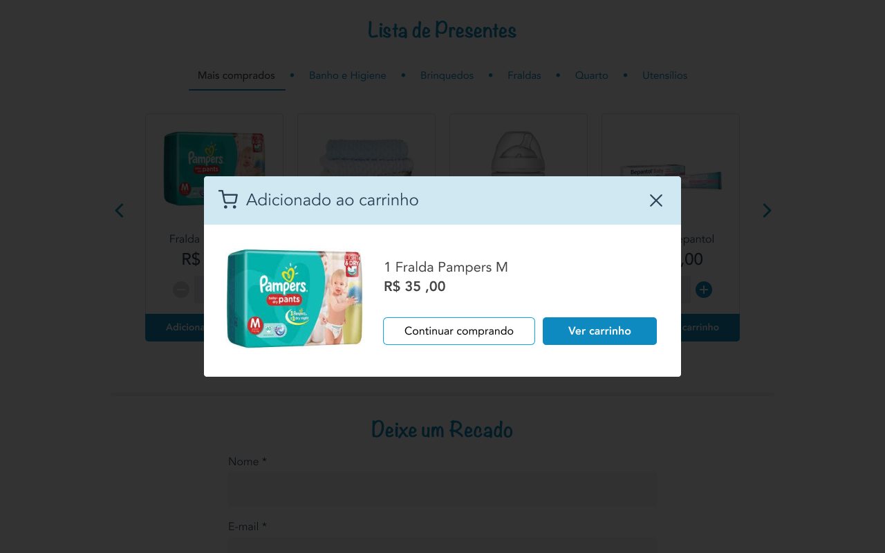 Adicionado